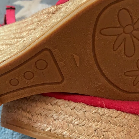 Red Suede Espadrilles - Picture 5 of 5